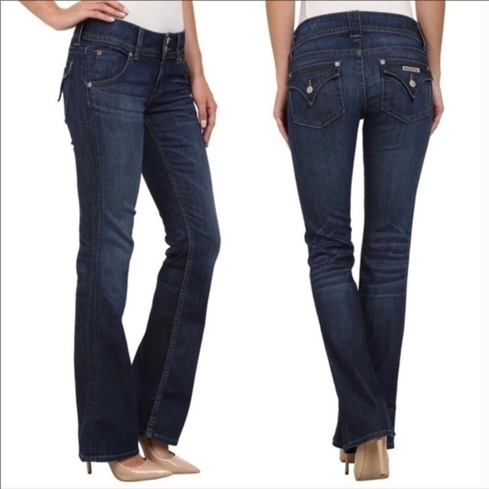 HUDSON Beth Baby Boot Cut Back Flap Pocket Jeans